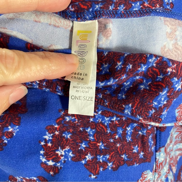 LuLaRoe USA Map Leggings One Size (OS) - Picture 2 of 2